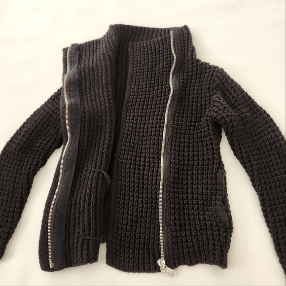 Gap Moto Crochet Sweater Jacket - Picture 3 of 11